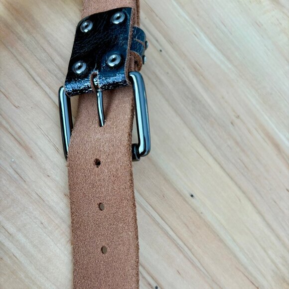 Vintage Leather Belt Ed Hardy by Christian Audigier Size L - Picture 15 of 16